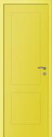 Дверь Капелли Multicolor Ф2К, RAL1018 - жёлтый
