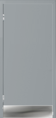 Дверь Kapelli classic маятниковая серая RAL7046
